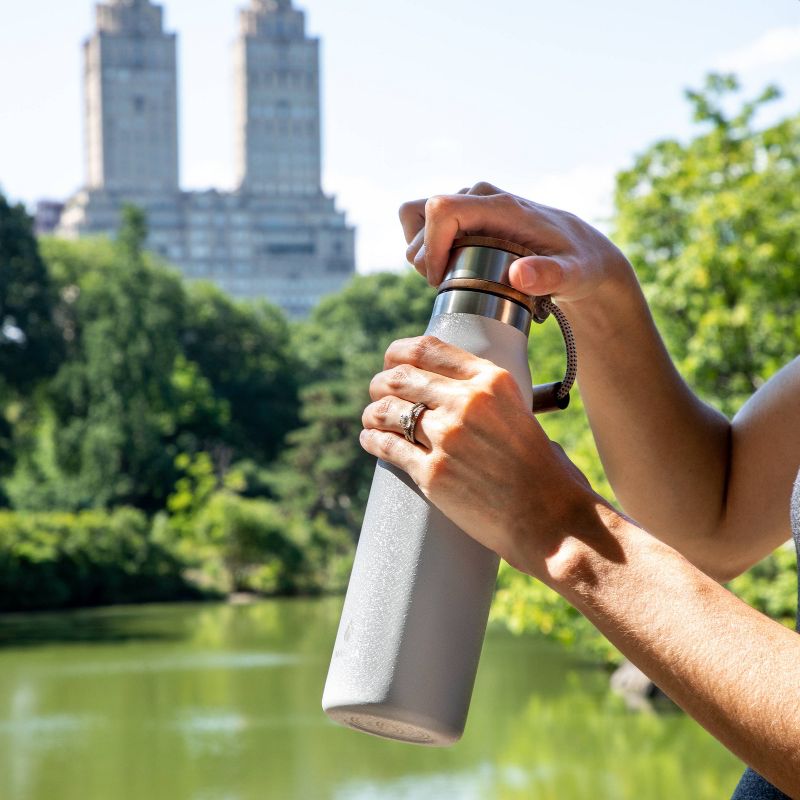 20oz Stainless Steel Vacuum Water Bottle Love is Love - Pride