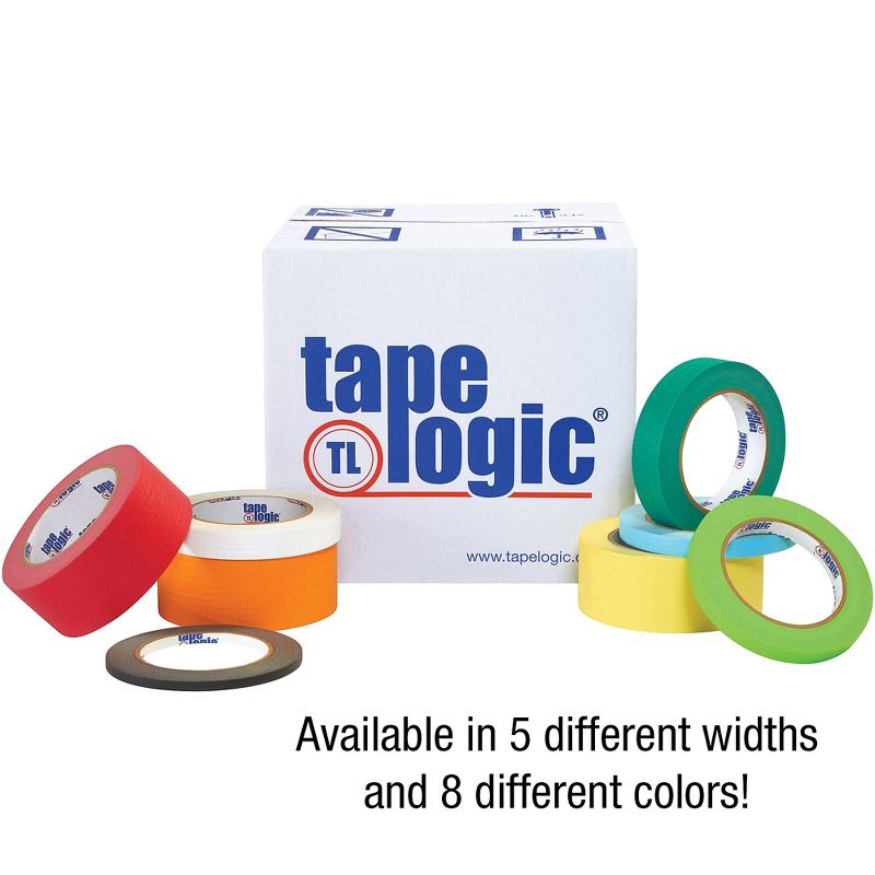 Tape Logic Masking Tape 4.9 Mil 1/4" x 60 yds. Light Blue 12/Case T93100312PKH