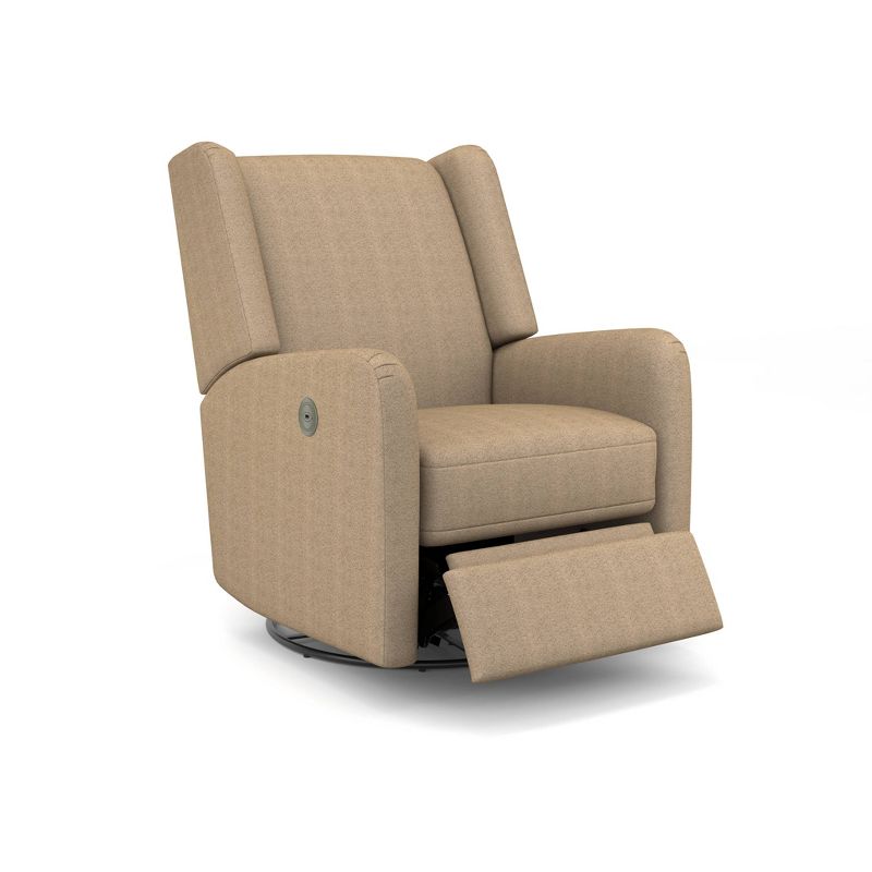 Babyletto Tuba Glider - Winter Gray Weave