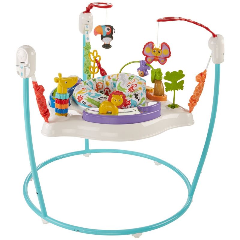 Evenflo Exersaucer Tiny Tropics 2-in-1 Baby Seat + Doorway Jumper