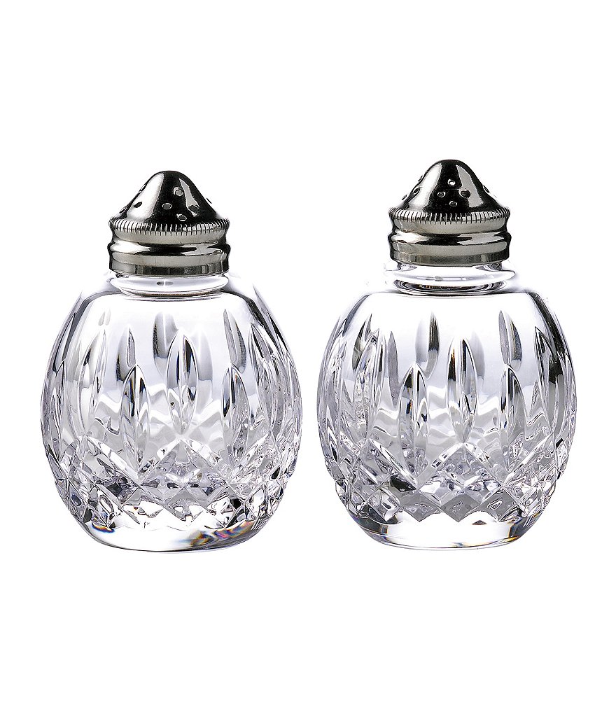 Waterford Crystal Classic Lismore Round Salt & Pepper Set