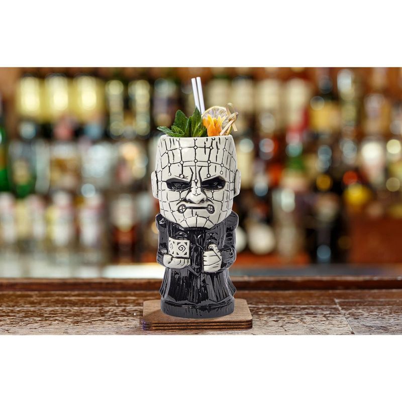 Beeline Creative Geeki Tikis Hellraiser Pinhead Mug | Ceramic Tiki Style Cup | Holds 26 Ounces