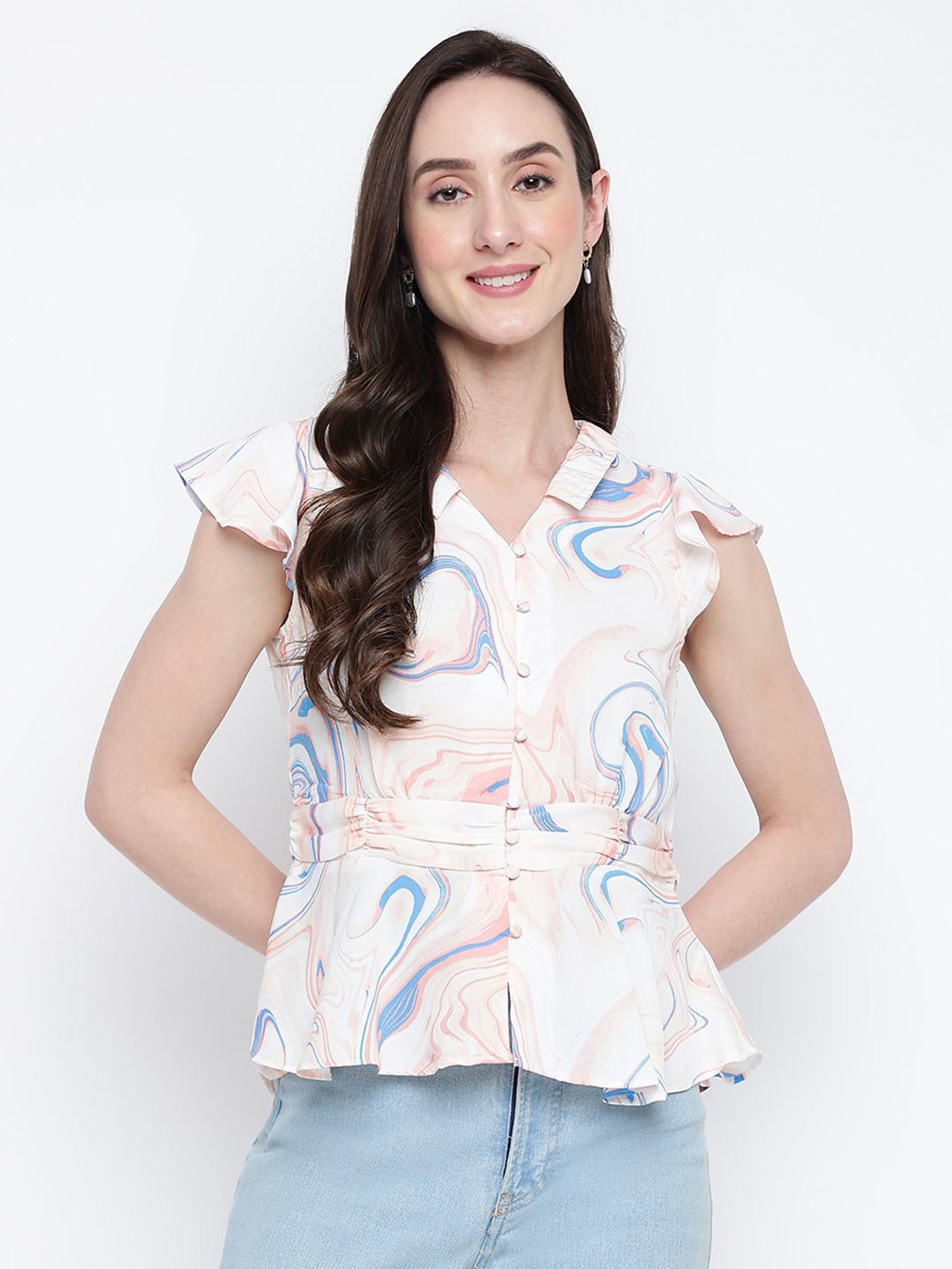 Latin Quarters Multicolor Printed Top