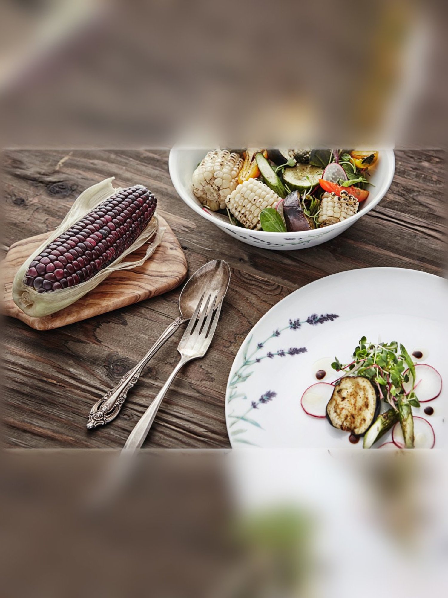 Corelle Asia Lavender Garden 828ml Curry Bowl