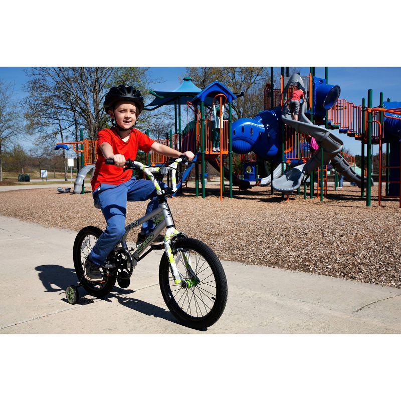 Dynacraft Camo Decoy 18" Kids' Bike - Silver/Green