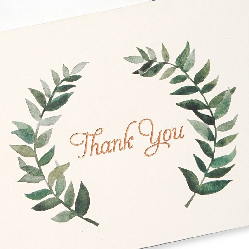 50ct 'Thank You' Cards with Wreath