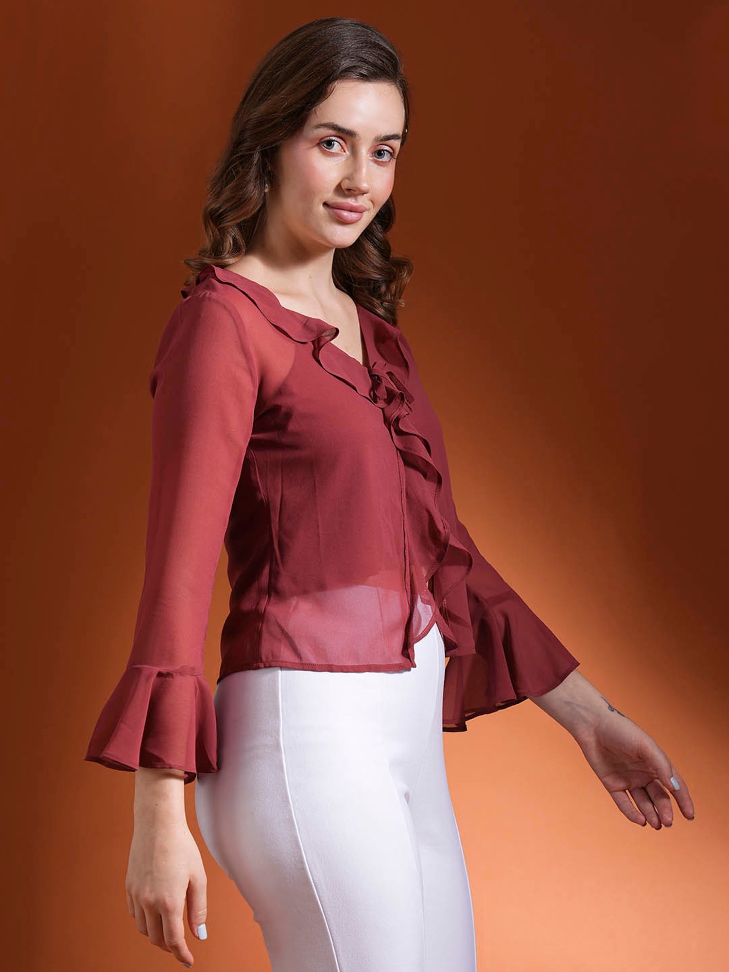Globus Maroon Top