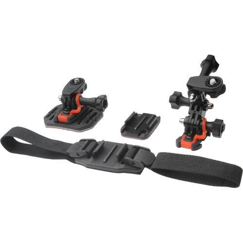 Vivitar Pro Series Curved Helmet, Flat Surface & Vented Helmet Mounts for GoPro & All Action Cameras