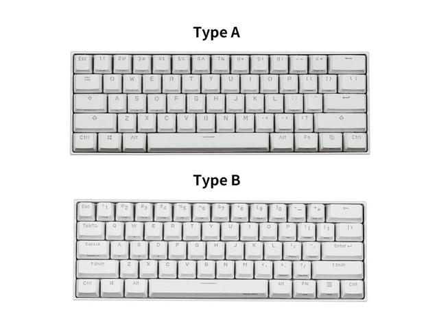 Anne Pro 2 60% Mechanical Keyboard Wired/Wireless Dual Mode Full RGB Double Shot PBT - Brown Switch