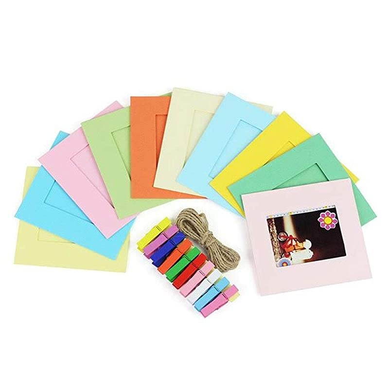 2X  instax Square Instant Film (40 Exposures) + Hanging Photo Frames for Square Film Assorted Colors &ndash; Deluxe Accessory Bundle