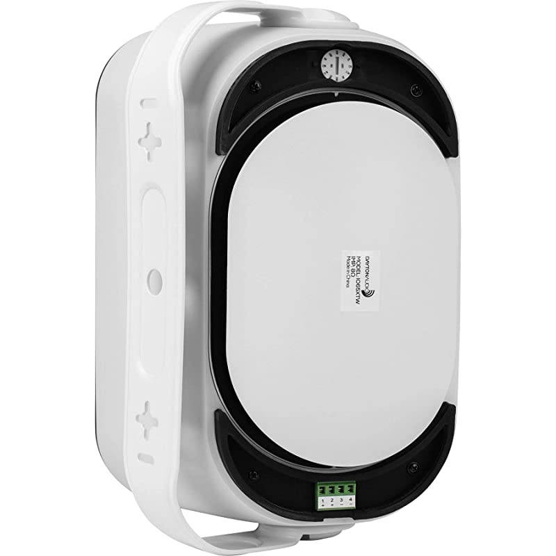 IO65XTW 612quot IP66 70100V 8 Ohm IndoorOutdoor 2Way Speaker Pair wRadiator White