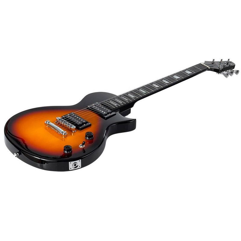 Monoprice 66 Classic V2 Sunburst Electric Guitar with Gig Bag, Right, 6 Strings, Poplar Body, HH Pickups - Indio Series