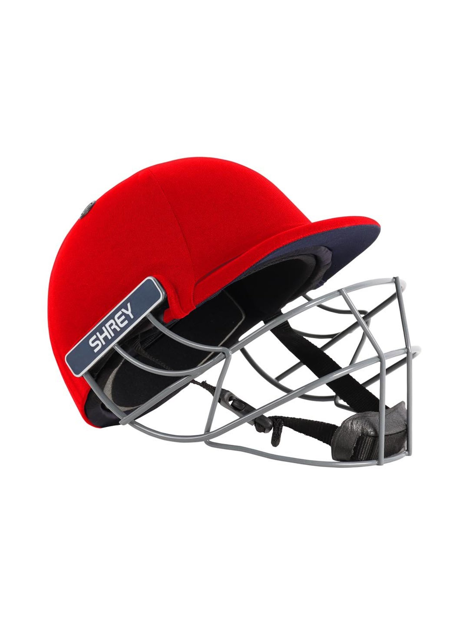 Shrey Red Performance Steel Cricket Helmet (M)