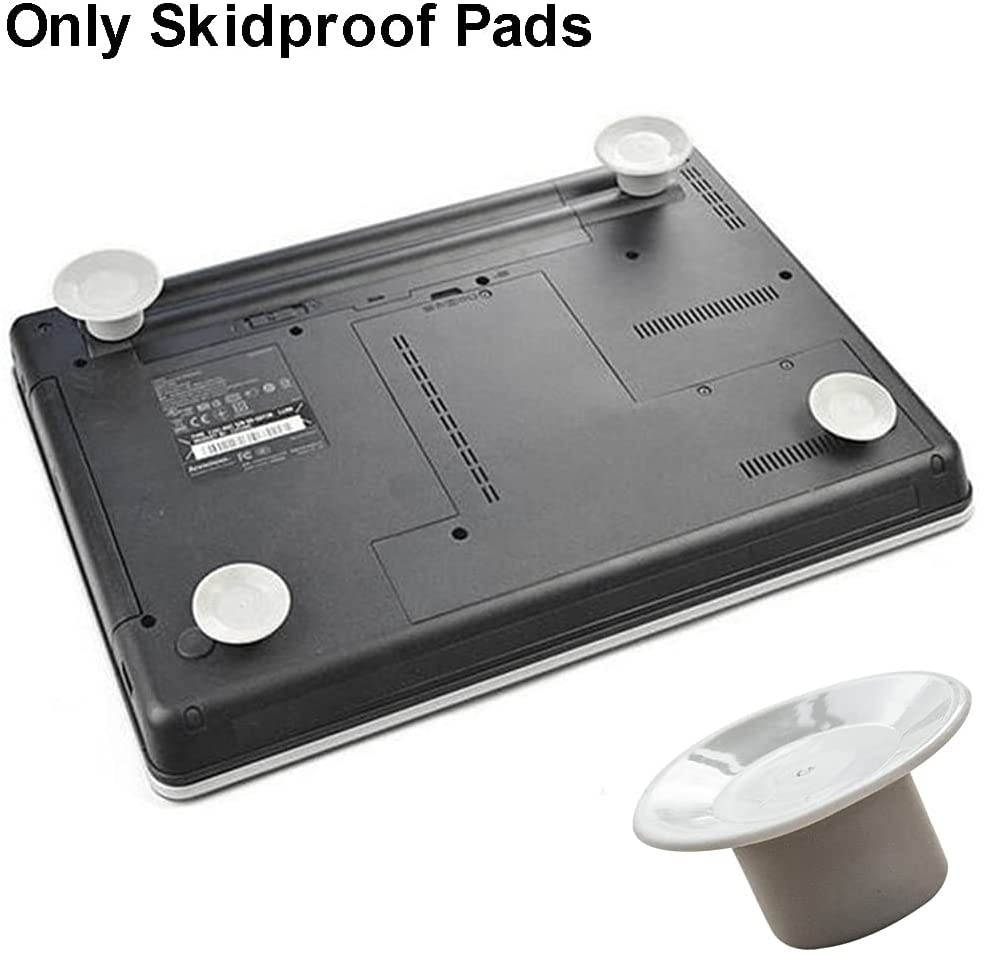 Denpetec Small Notebook Laptop Cooling Pads Skidproof Pad Cooler Stand, Laptop Skid-Proof Cooling Portable Cooler Stand Leg Feet(4pcs)