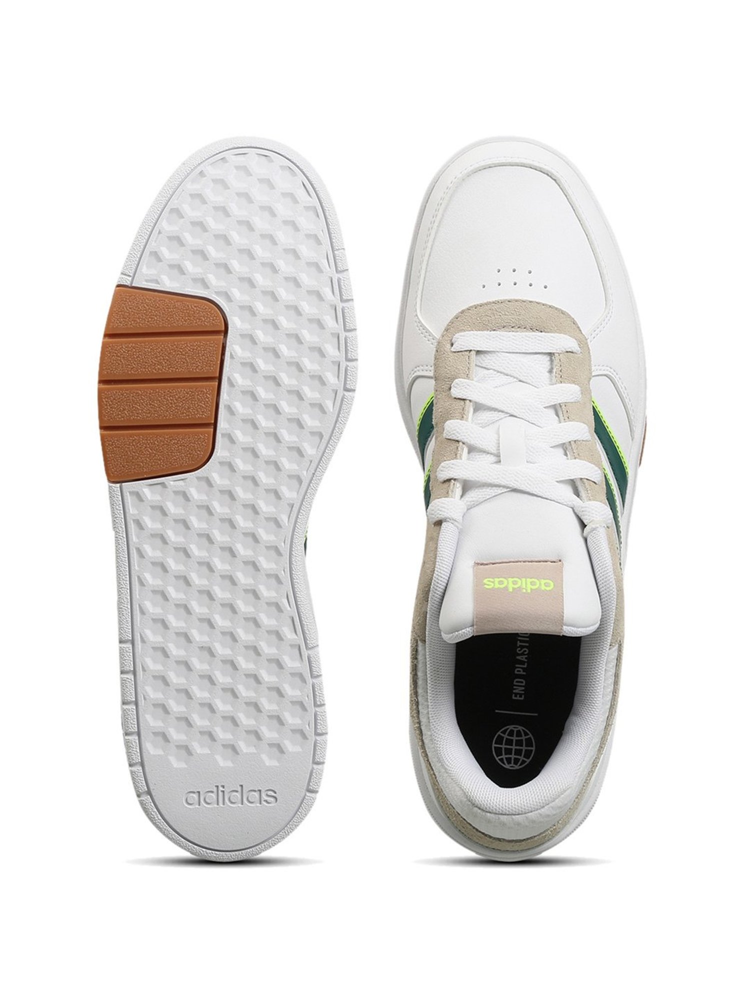 Adidas Men's COURTBEAT White Tennis Shoes