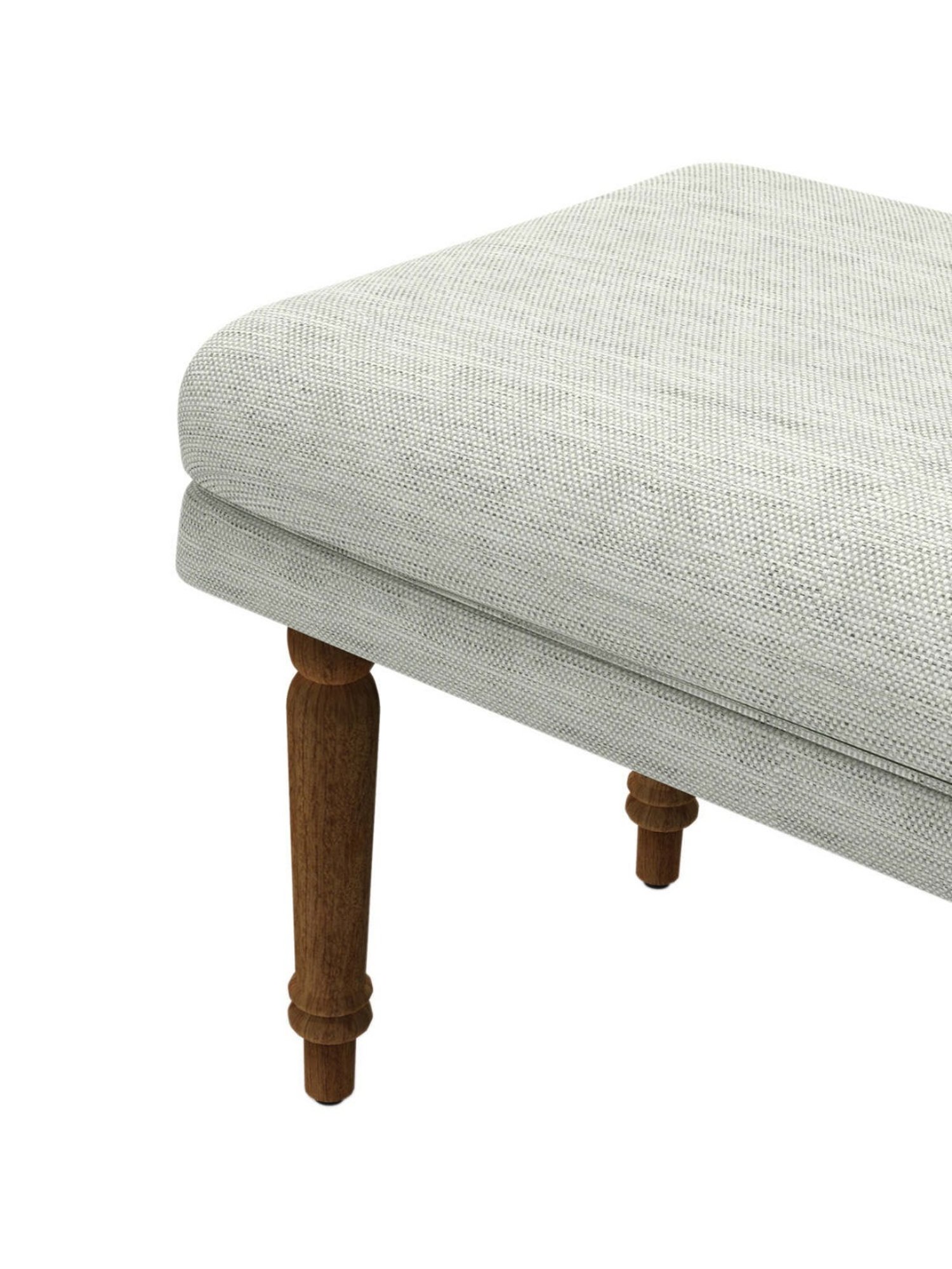 Picardy Vanity Stool Fabric/Antique Pearl - Acme Furniture
