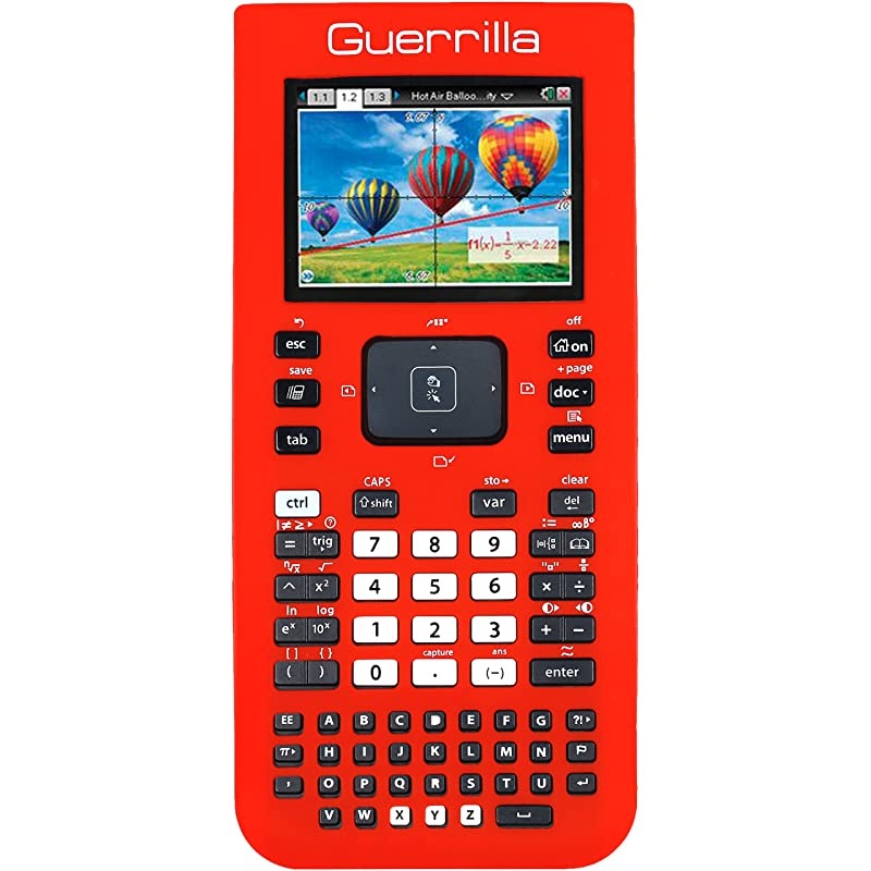 Silicone Case for Texas Instruments TI Nspire CXCX CAS Graphing Calculator Red