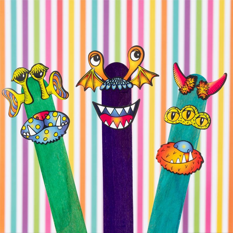 Ready 2 Learn Creative Sticker Roll - Monsters - 1,350 Self-Adhesive Stickers