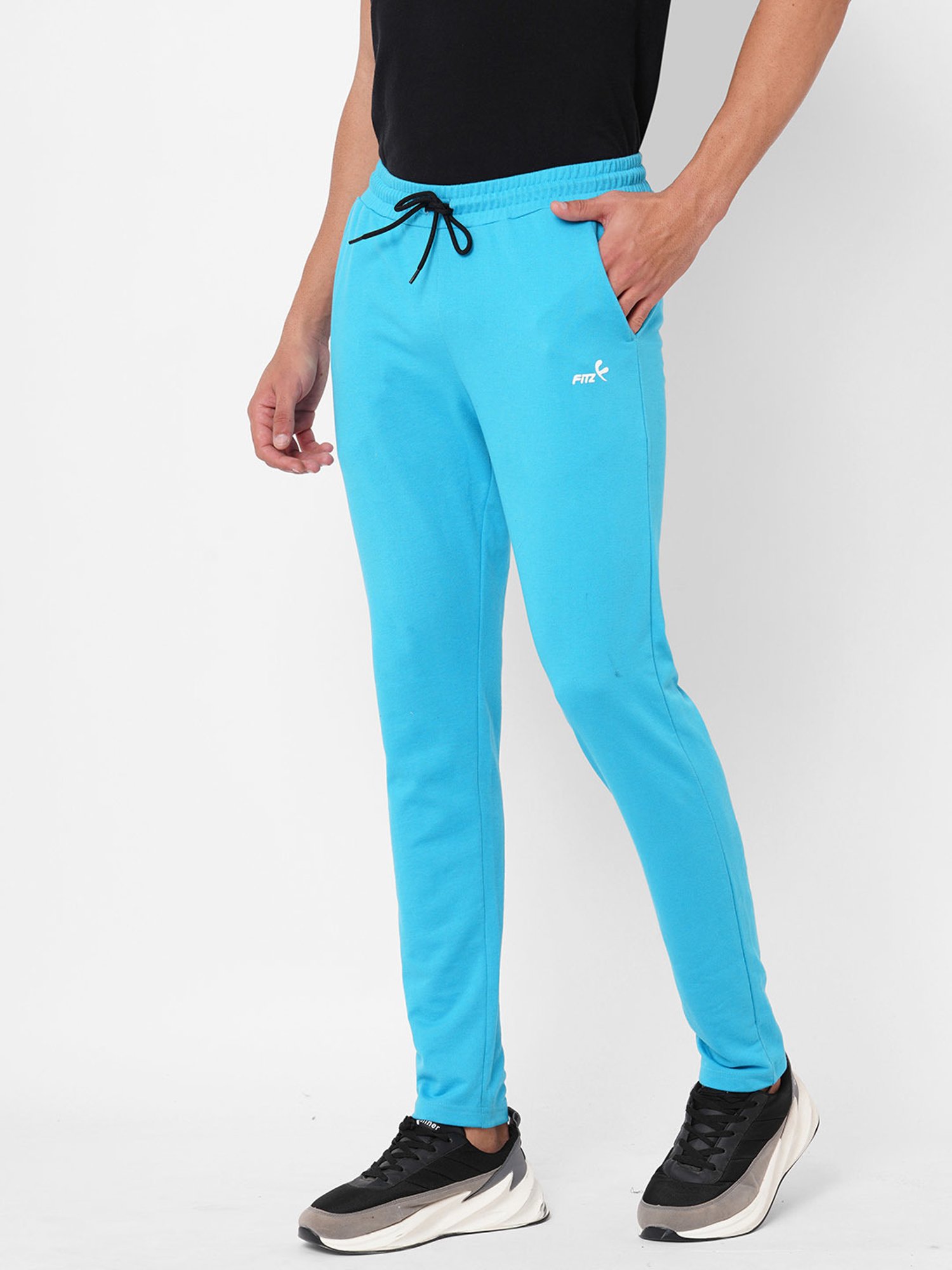 Fitz Blue Slim Fit Trackpants