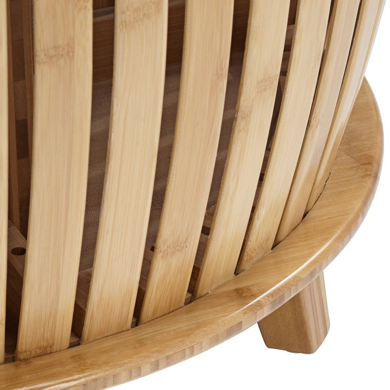 Elm Lane Artino Natural Bamboo Accent Table