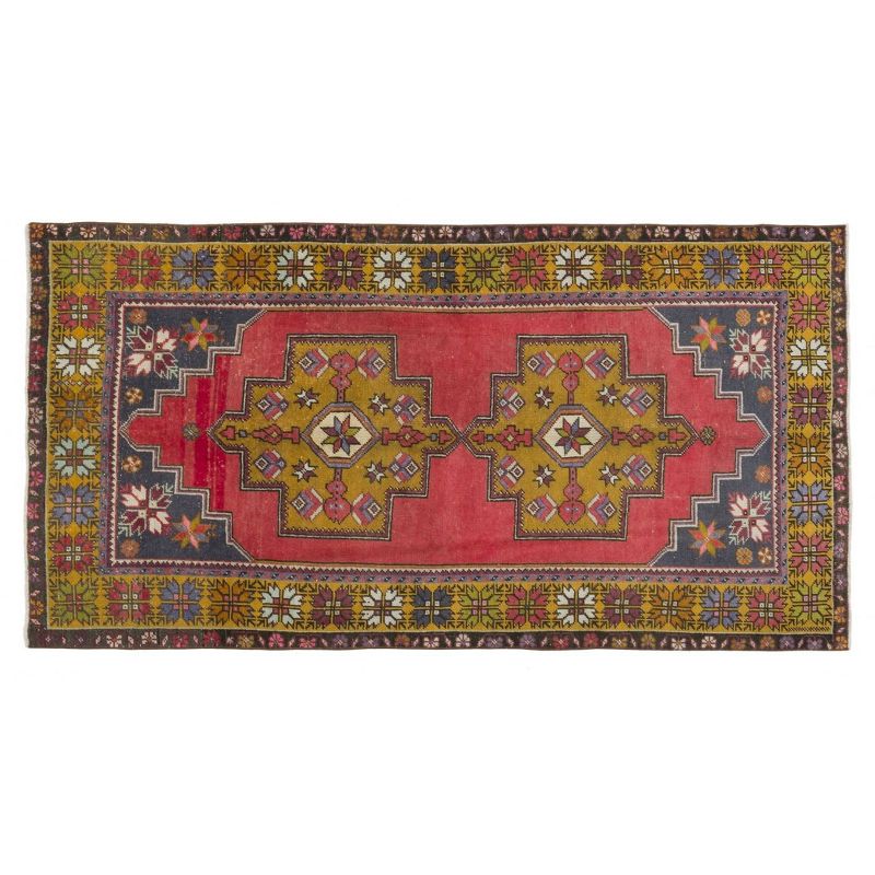 4'5"x8'5" Vintage One-of-a-Kind Yerlan Rug - Revival Rugs