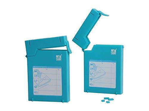 iMBAPrice Zipo 2.5" Water Resistant HDD Protection Box - Anti-Static 2 Latchable Hard Drive Protector Case (Pack of 1) Blue