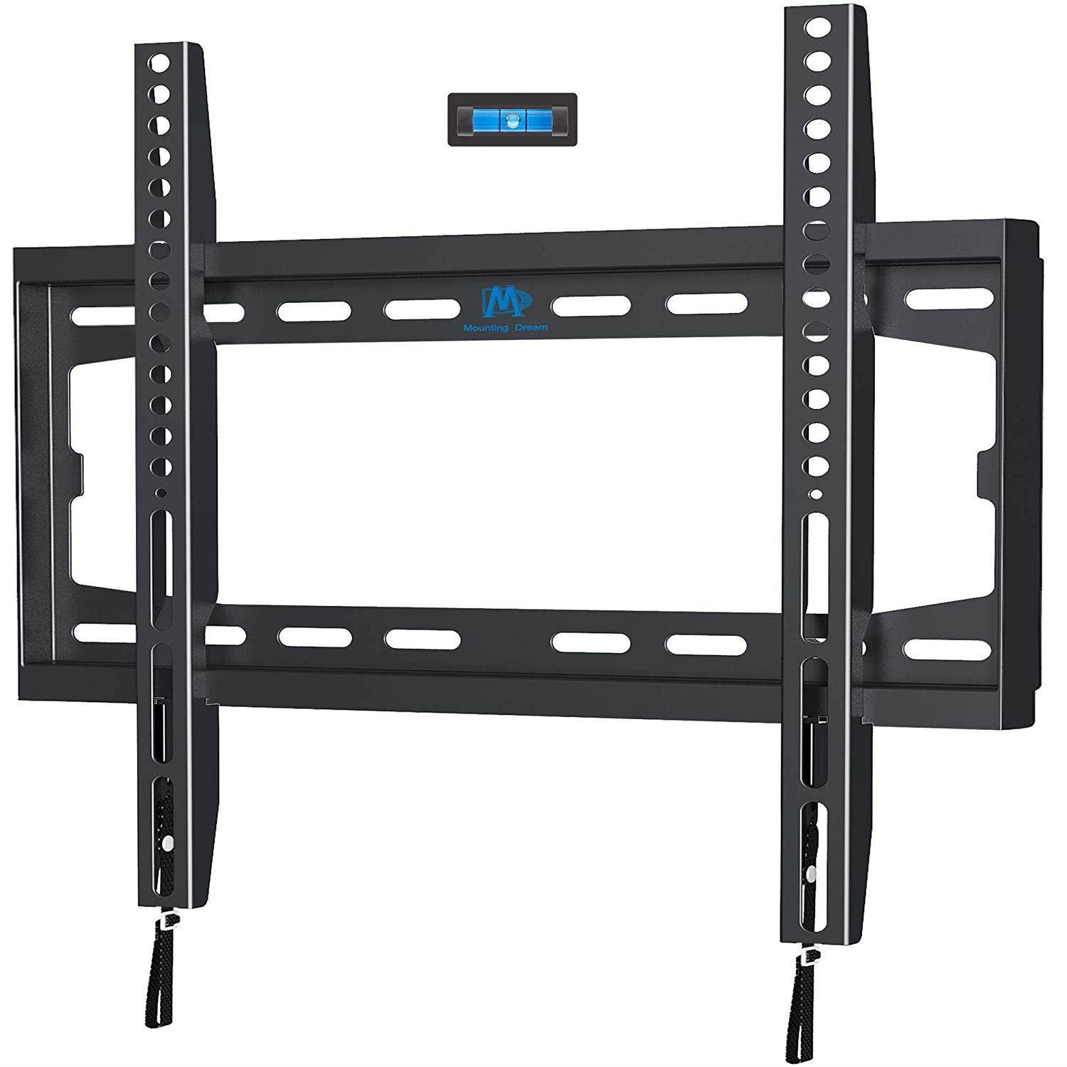 Mounting Dream MD2361-K TV Wall Mount Bracket For Most 32-50 Inch LED, LCD and Plasma TVs Up To VESA 400x400mm and 100 LBS Loading Capacity, Low Profile