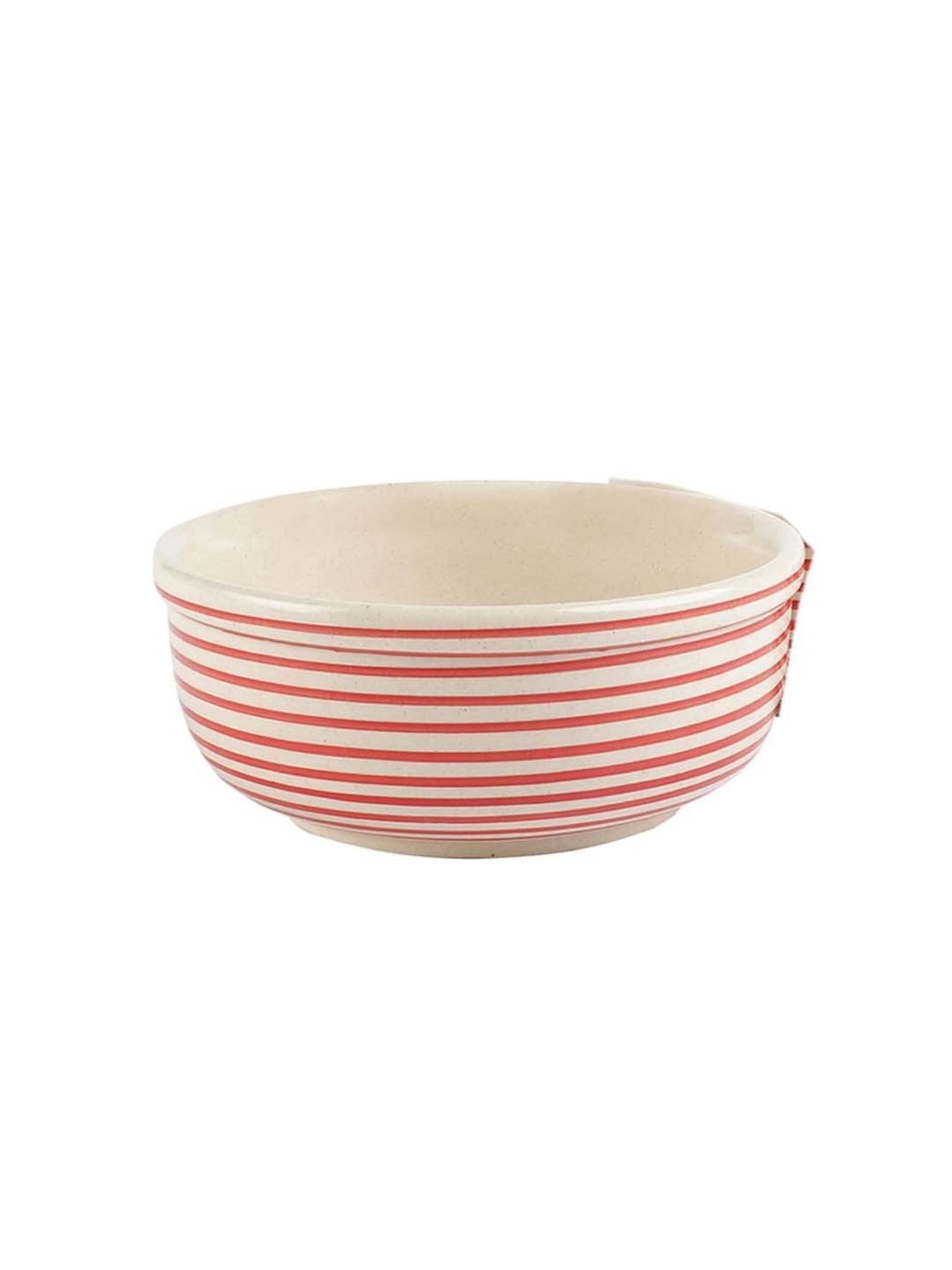 VarEesha Parikrama Red & White Large Serving Bowl (0.55 L)