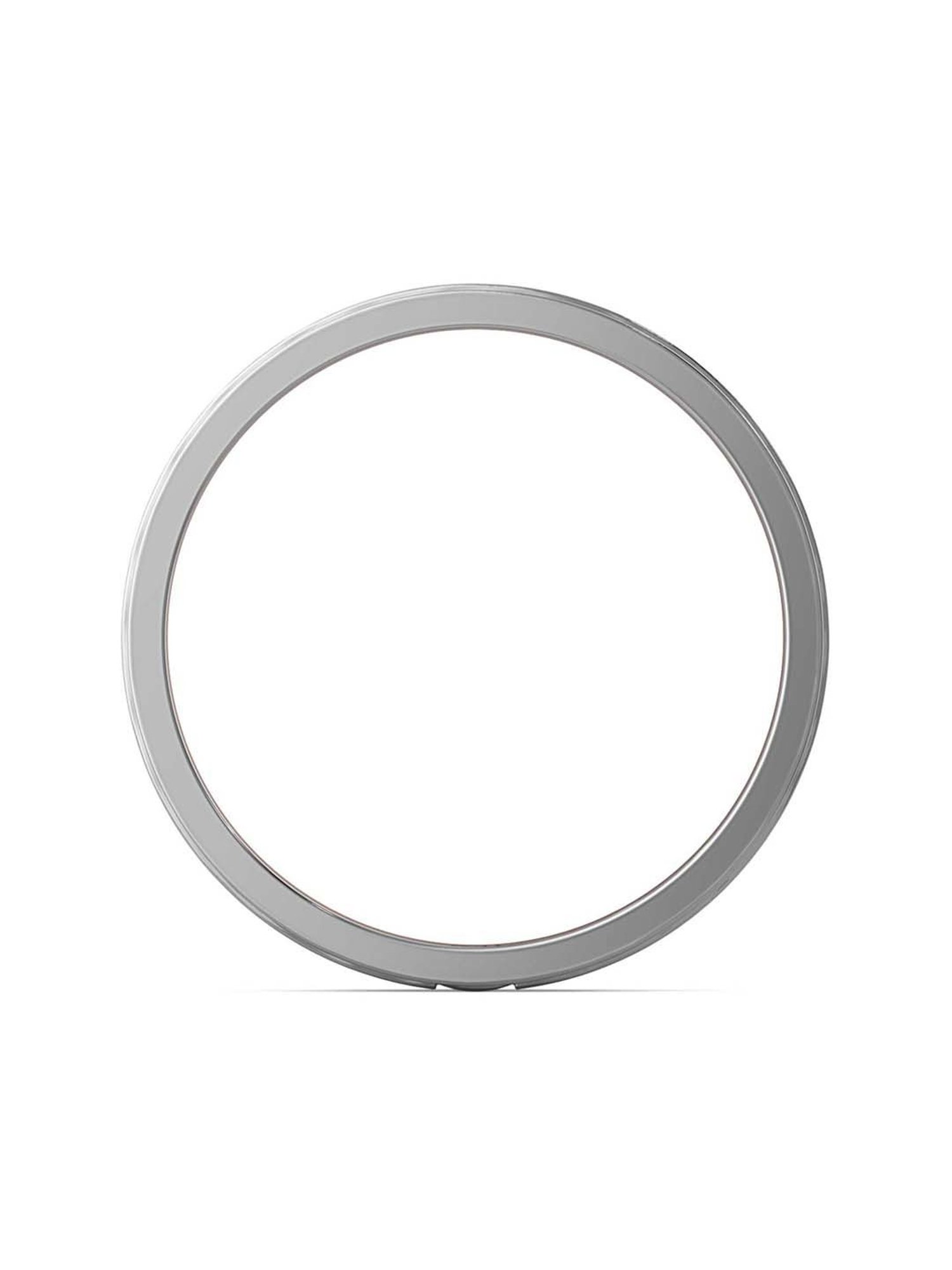 Joyalukkas Polished Extravagant Men's Platinum Ring