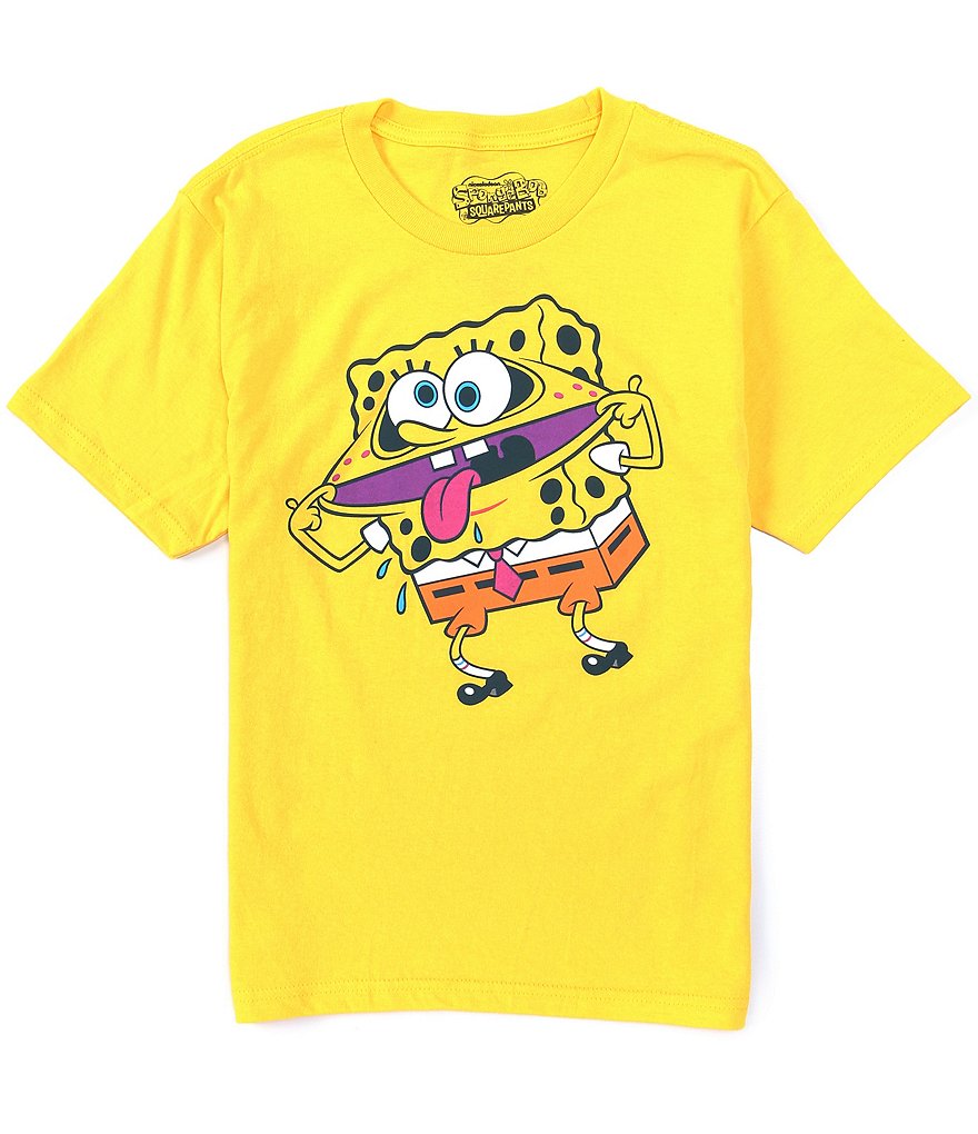 Spongebob Big Boys 8-20 Short-Sleeve Goofball Graphic Tee