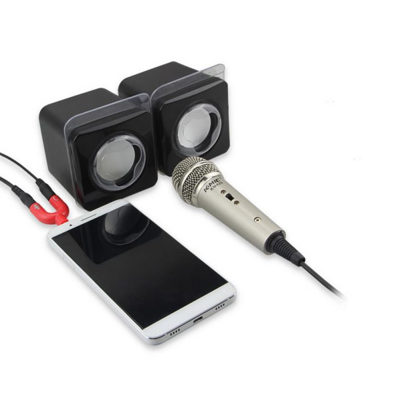 axGear 3.5mm Audio Splitter Cable 4 Position to 2 x 3 Position Headset Splitter Adapter (Split audio out from phone to earphone & Mic)