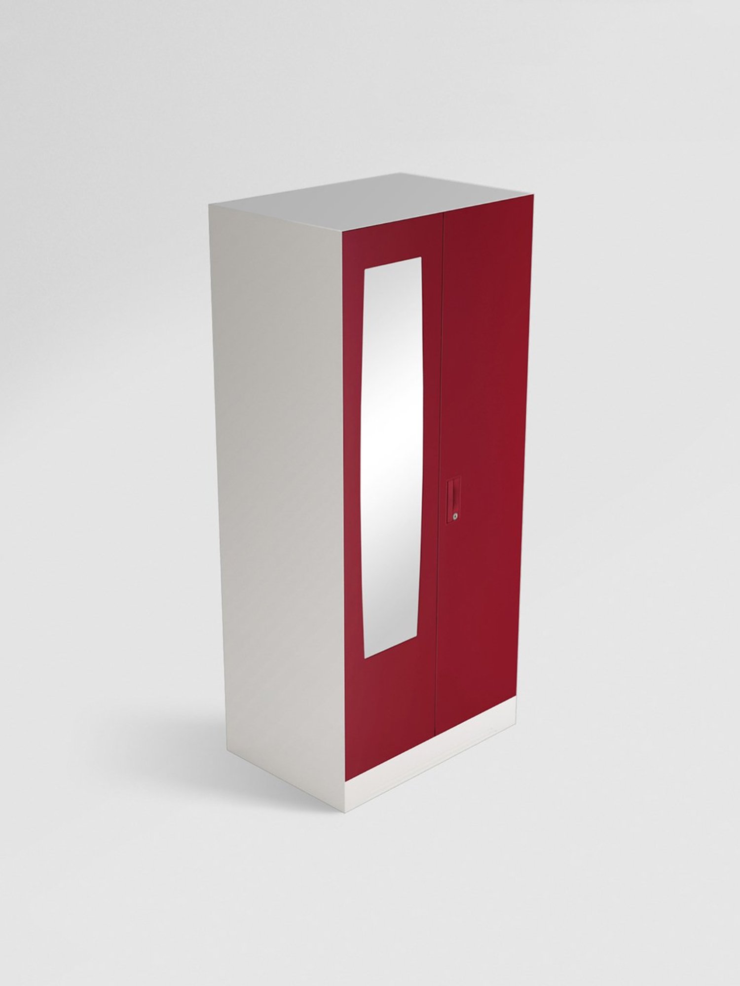 Godrej Interio Slimline 2-Door Steel Almirah, Red (1-Year Warranty)