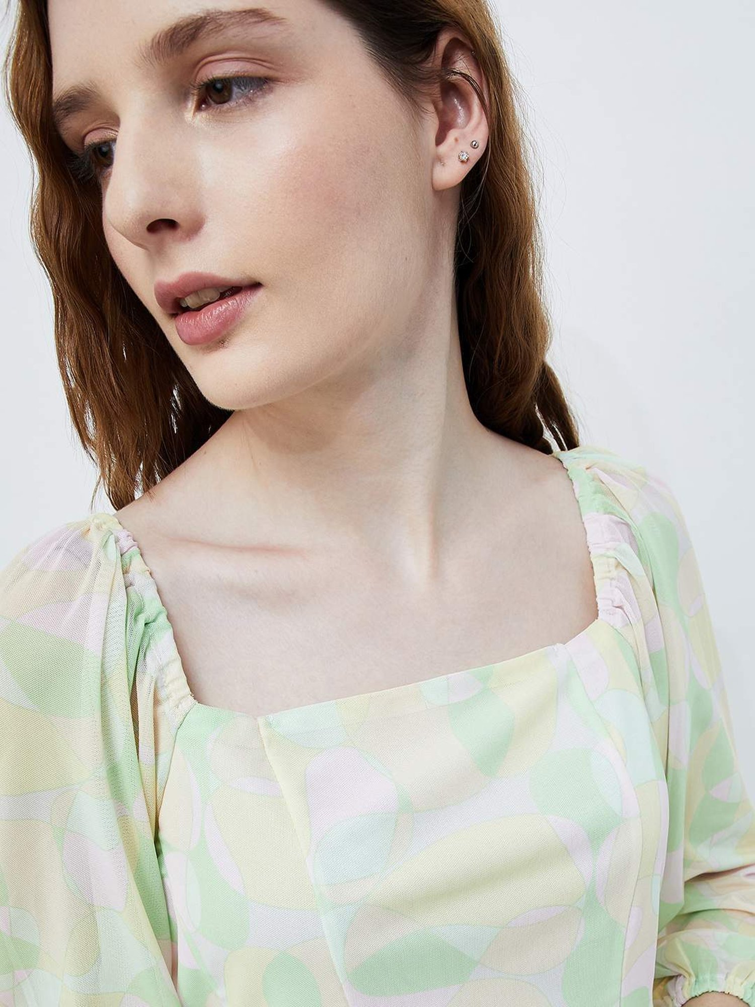 Ginger by Lifestyle Multicolored Printed Top