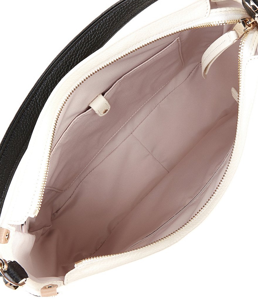 kate spade new york Pebbled Leather Roulette Large Hobo Bag