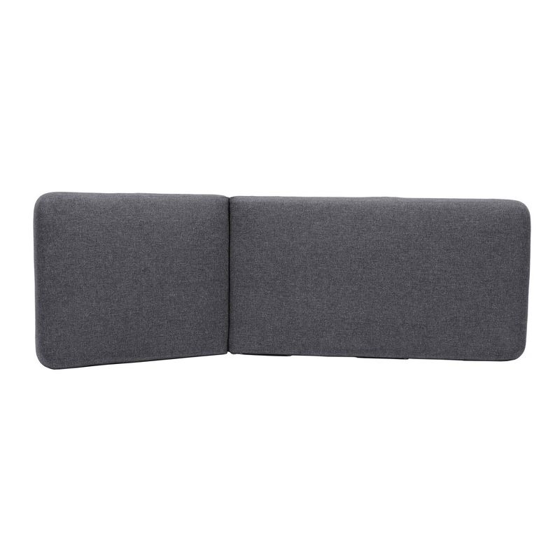 Copa Backpack Single Position Folding Aluminum Beach or Poolside Lounge Chair with Backpack Straps, Dark Blue