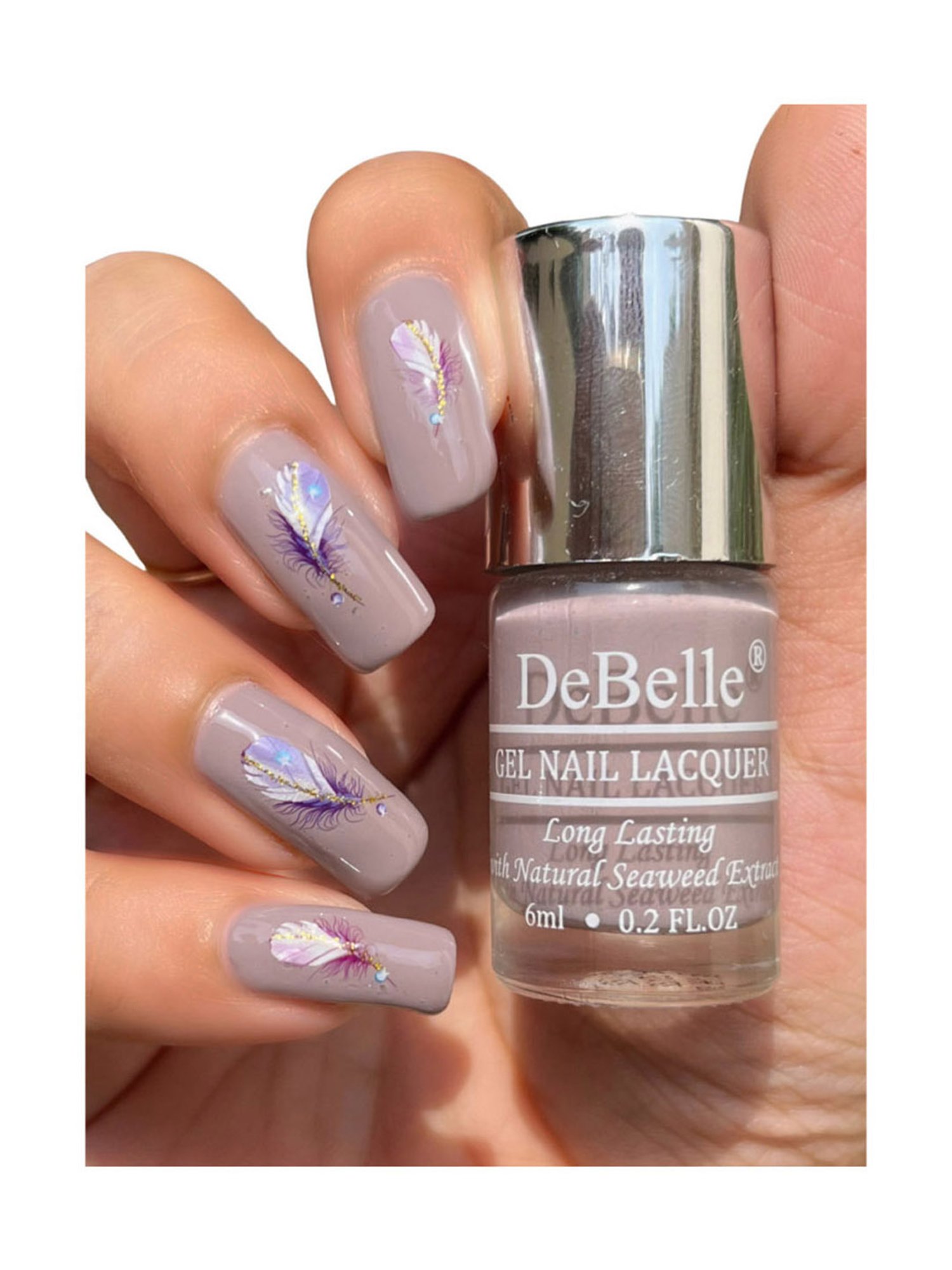 DeBelle Gel Nail Lacquer Natalie Rhapsody (Dark Taupe) - 6 ml