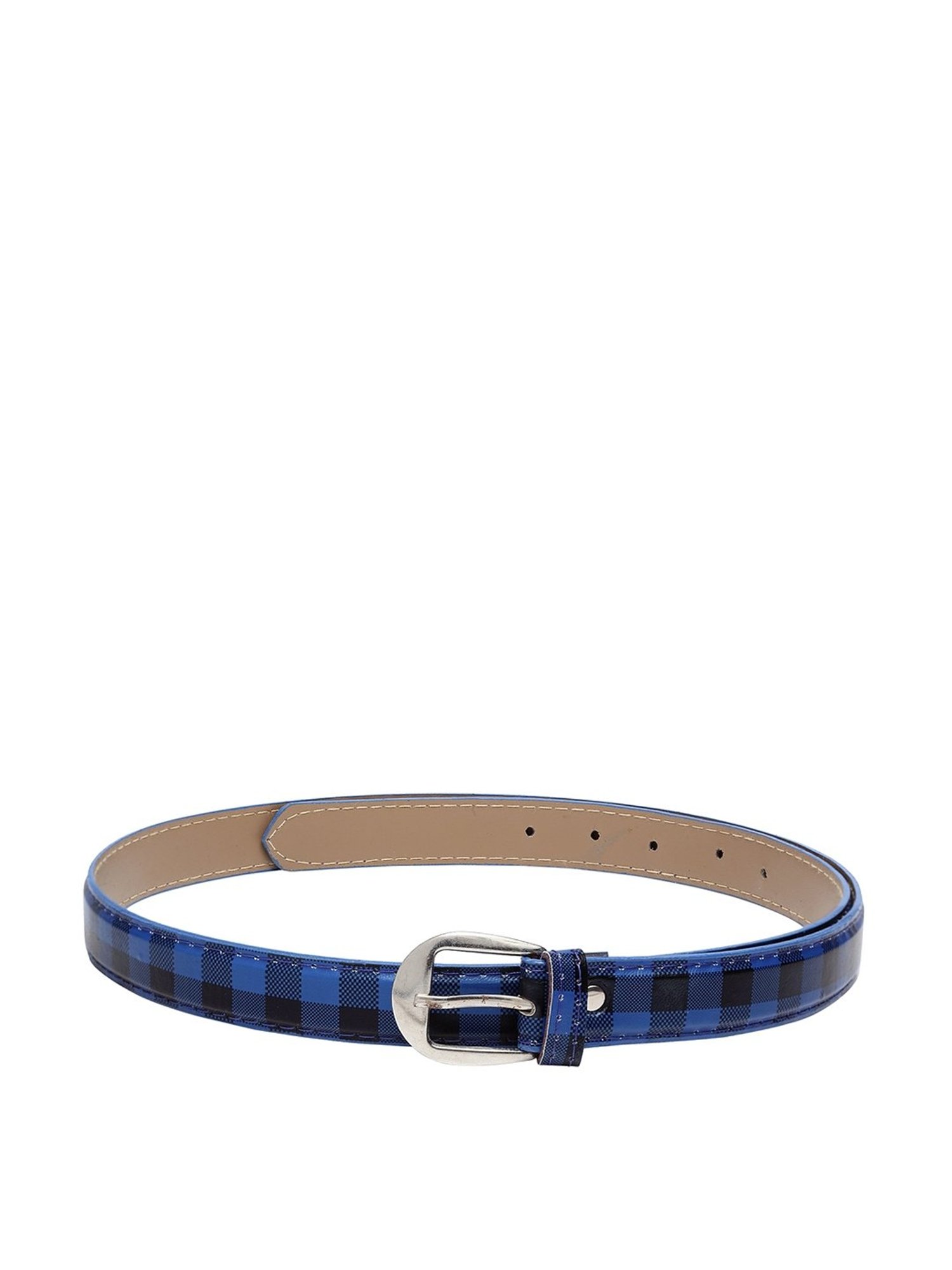 Apsis Blue PU Waist Belt for Women