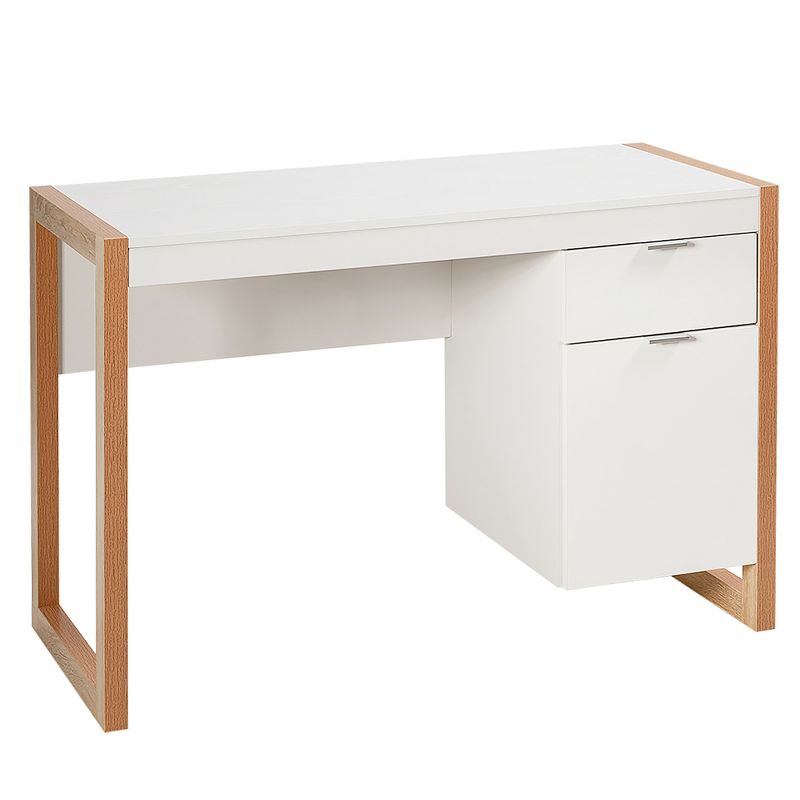 Oren Lacquer Desk White Safavieh - Safavieh