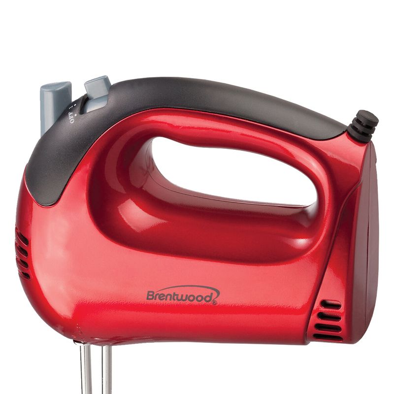 Brentwood 5-Speed Hand Mixer (Red)