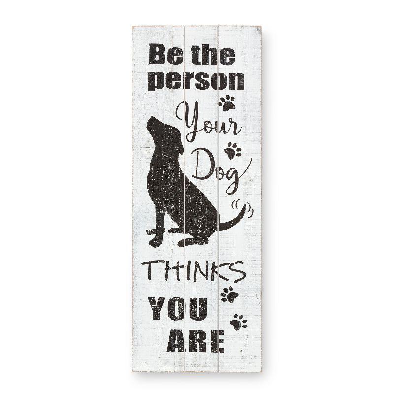 Lone Elm Studios Set of 2 Dog Themed Wall Signs