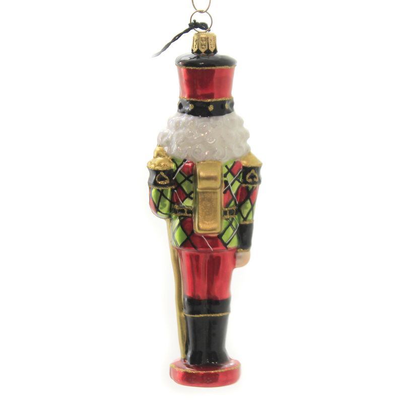 Joy To The World 6.5" Tartan Plaid Nutcracker Ornament Scottish Regal  -  Tree Ornaments