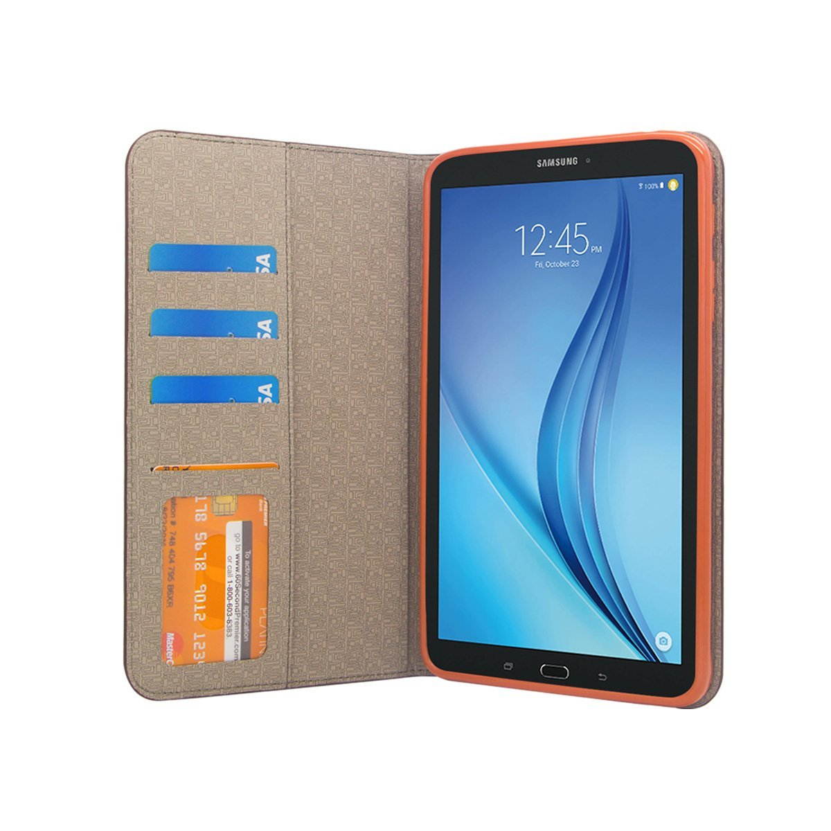 Mignova Samsung Galaxy Tab E 9.6 Case - Slim Lightweight Stand Cover for Samsung Galaxy Tab E 9.6 inch SM-T560 T561 + Free Screen Protector and Stylus pen