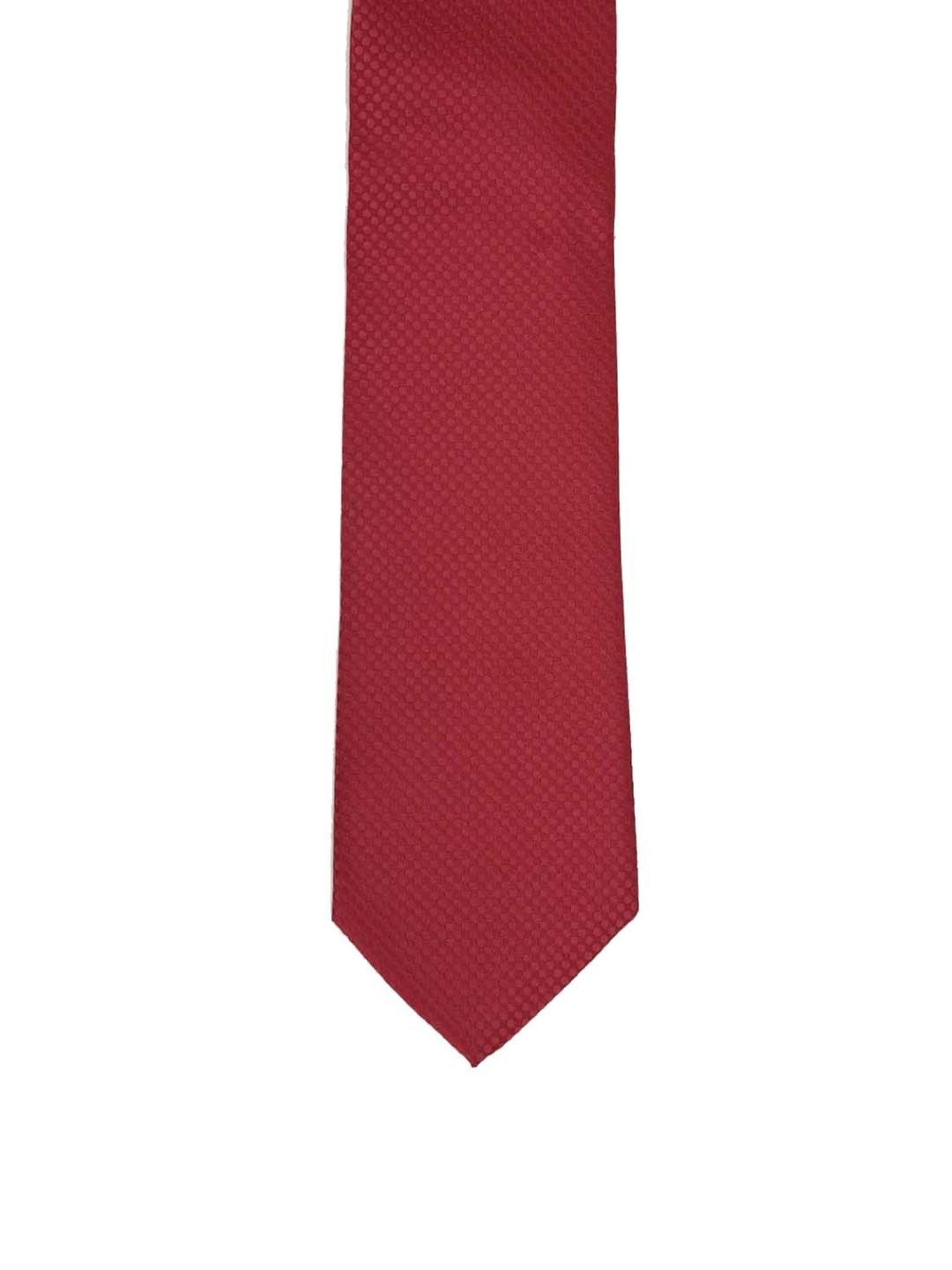 Peter England Red Printed Tie