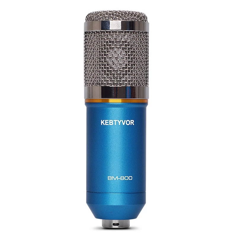 Professional BM-800 BM800 Condenser KTV Microphone Cardioid Pro Audio Studio Vocal Recording Mic KTV Karaoke+ Metal Shock Mount