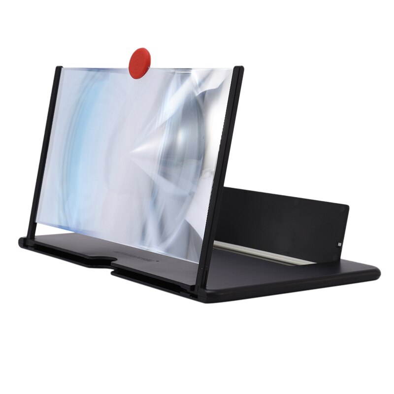 Lejiahong 12 Inch Mobile Phone Sn Amplifier 3D Video Sn Amplifier nifying Glass Stand Foldable nifying Stand