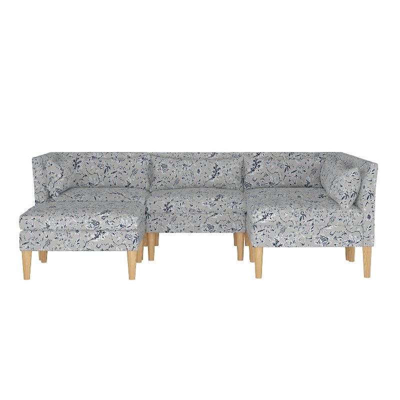 3pc Keswick Sectional Sofa Brown - Abbyson Living