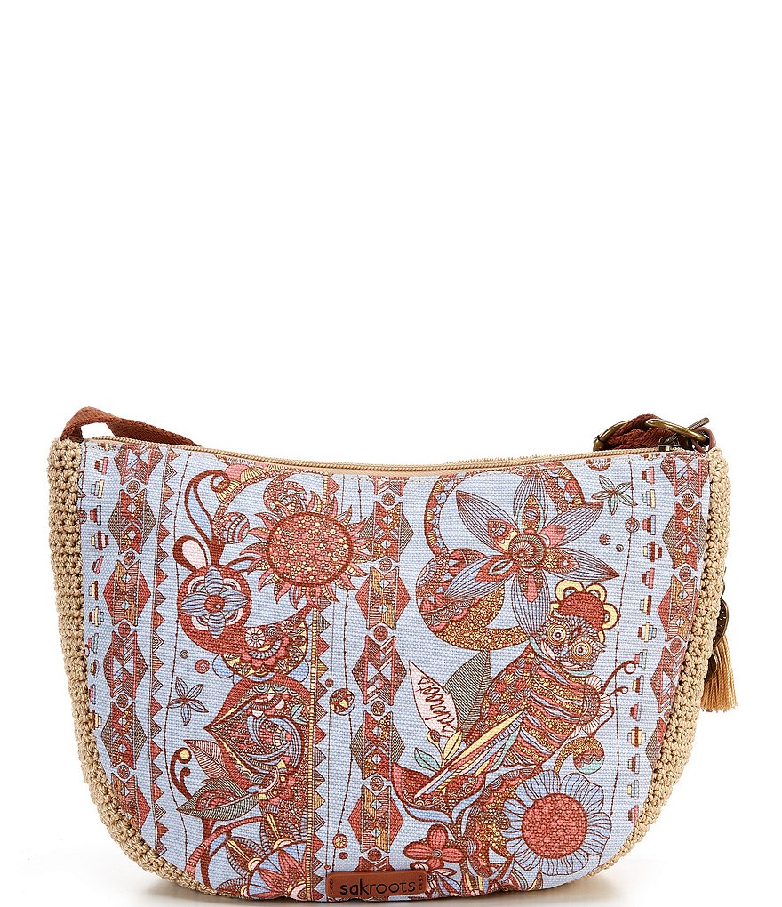 Sakroots EcoTwill Collection Ryder Crescent Crossbody Bag