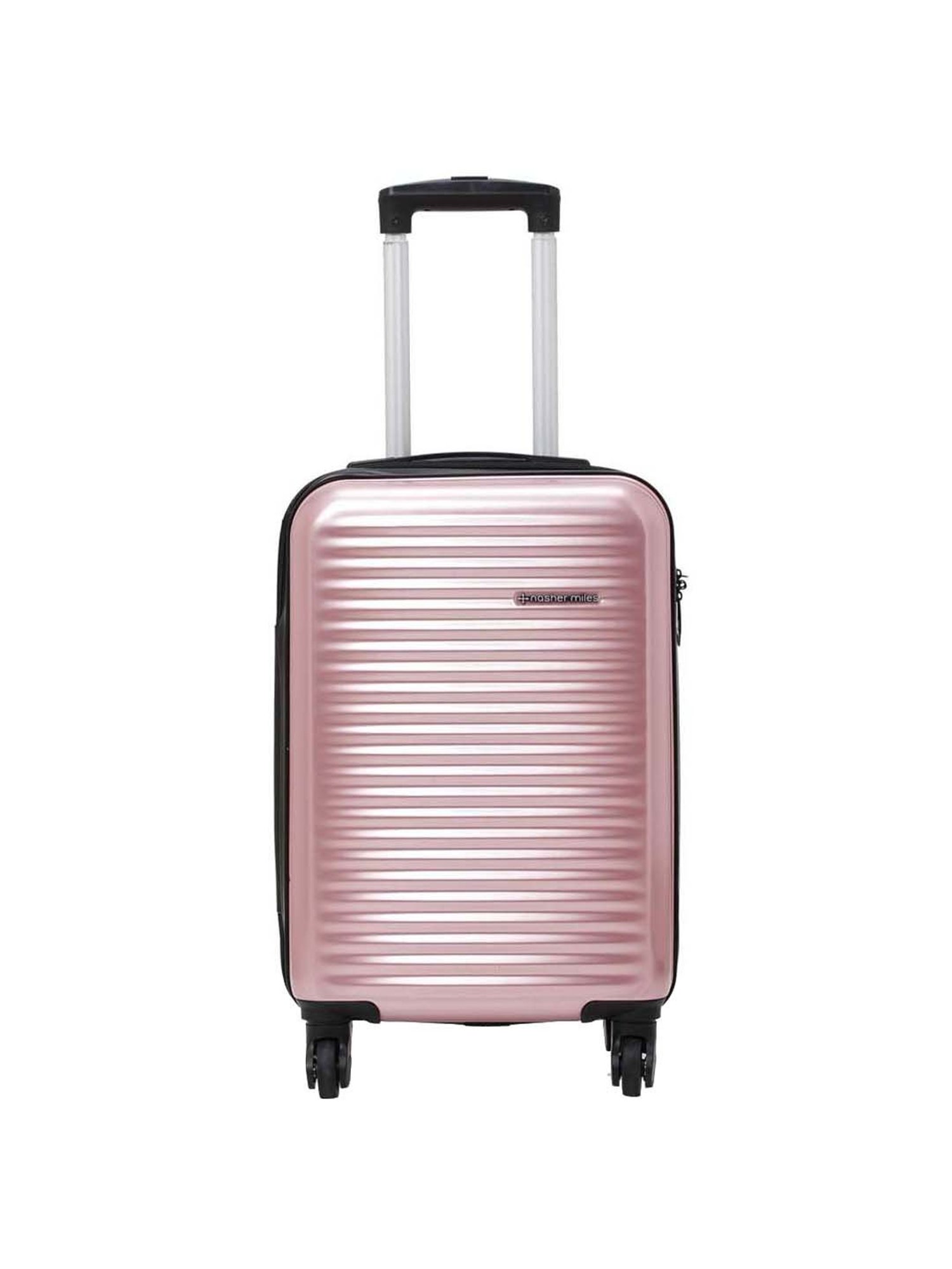 Nasher Miles Monte Carlo Hard-Sided Polycarbonate Cabin  Rose Gold 20 inch |55cm Trolley Bag