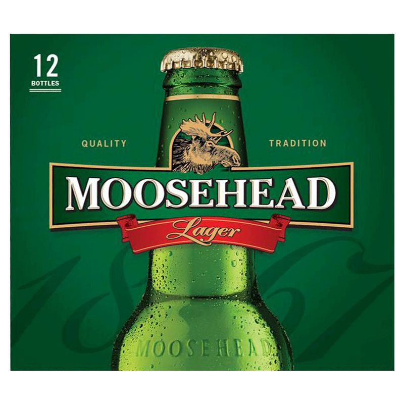 Moosehead Lager Beer - 12pk/12 fl oz Bottles