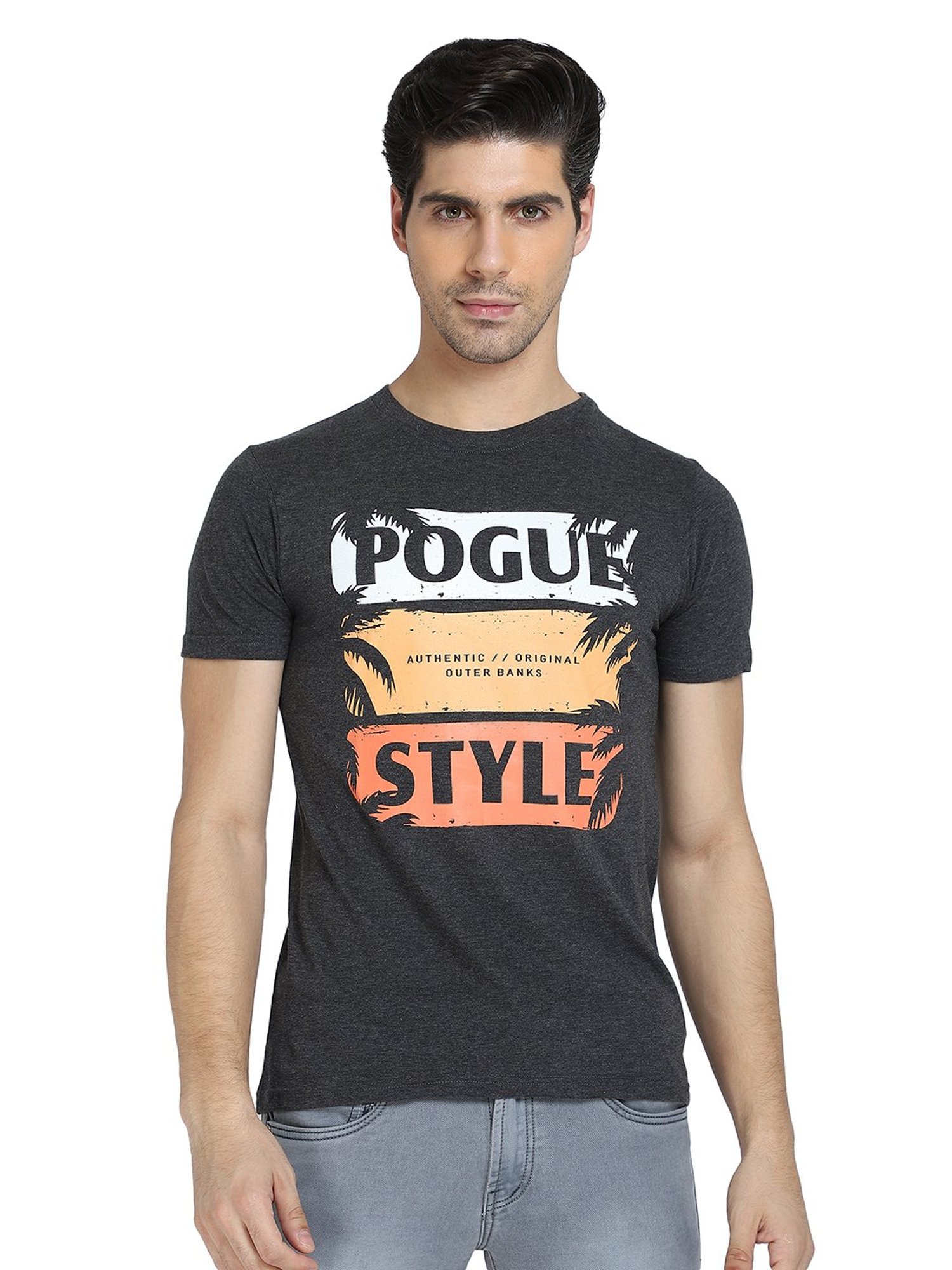 Dyca Charcoal Crew T-Shirt